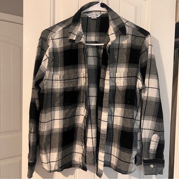 Old Navy Jackets & Blazers - Old Navy Black and White Plaid Blazer